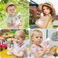 thumbnail image 4 of 400Ml Water Bottle with Straw Drinking Bottle for Toddlers with Handle Wide Mouth Leak-Proof Cute Straw Bottle A, 4 of 9
