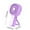 Purple, variant on AZXY Handheld Fan,Portable Fan,Handheld Fans Mini,Usb Stand Hand Desk Battery Operated Personal Portable Fan for Travel Outdoors on Clearance,Blue