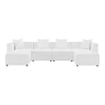 thumbnail image 2 of Modway Saybrook Canapé Sectionnel de Patio Extérieur en Tissu 6 Pcs, Blanc, 2 of 6
