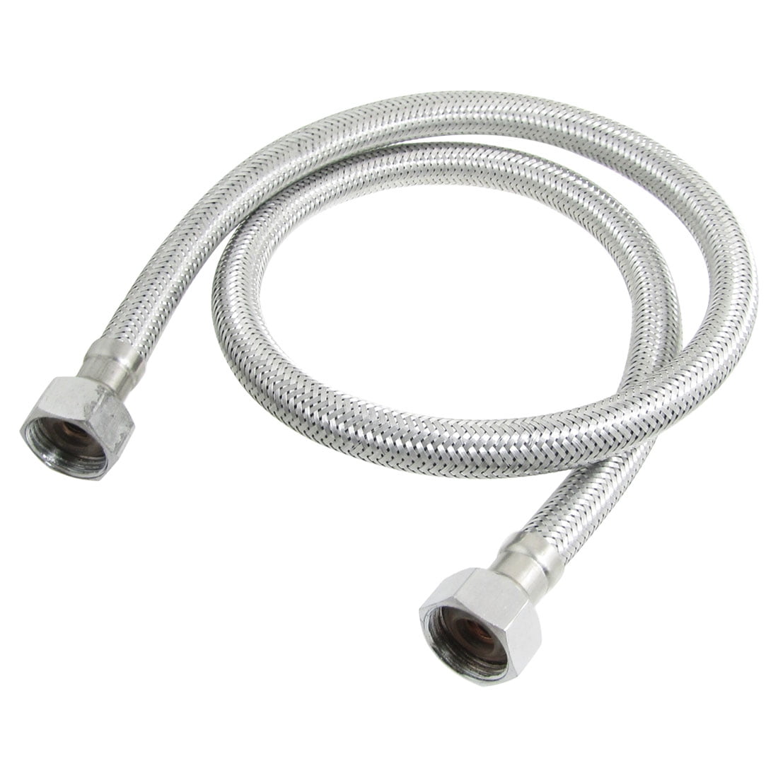 1/2" PT Thread Bathroom Water Heater 0.8M Flexible Braided Shower Hose