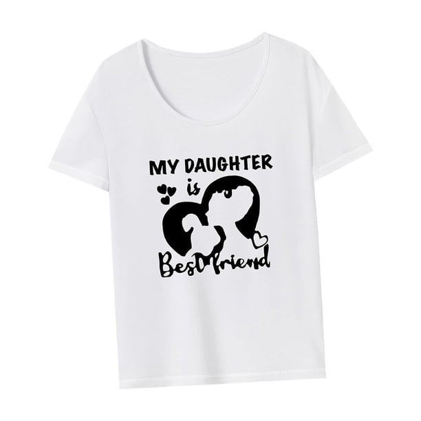 Camiseta para mujer Camiseta básica Moda Streetwear Camisa de cuello redondo para viajes de vacaciones SG