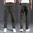 thumbnail image 4 of GSPCLAM Mens Work Pants Business Casual Durable Cargo Pants with Multi Pockets Tapered Leg Modern Fit Pants for Office, 4 of 5