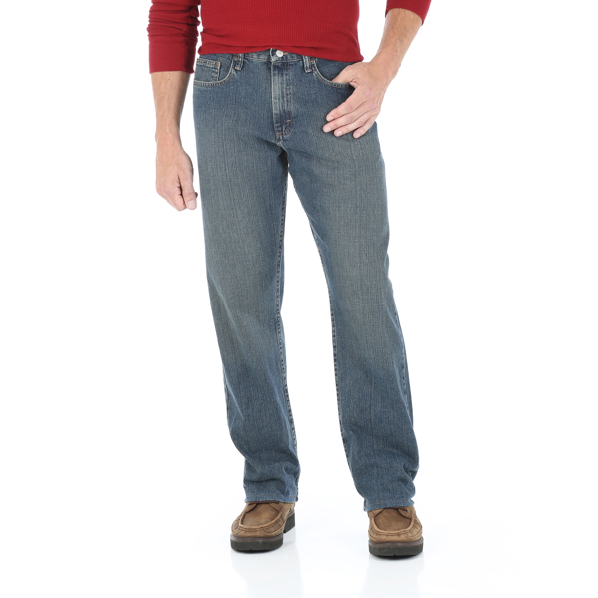 Men's Relaxed Straight Fit Jeans - Walmart.com