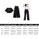thumbnail image 2 of Guardurnaity Camiseta de manga corta para niñas, conjunto de pantalones de pierna ancha, senderismo, estilo informal para niños, camisetas, conjuntos de ropa Blanco 150cm, 2 of 6