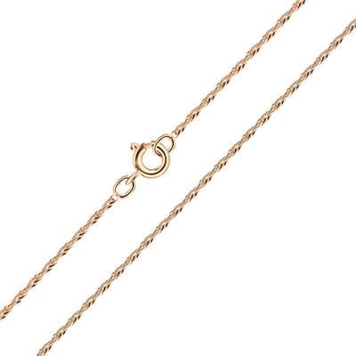 UR TREND 14K Rose Gold Plated 925 Sterling Silver Necklace | Lightweight & Hypoallergenic | 45cm Chain with Anti-Tarnish Coating | Perfect for Women