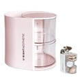 thumbnail image 2 of Rotating Dust-Proof Desktop Organizer for Makeup Sponges, Cushion Lipsticks, and Brushes, 2 of 8