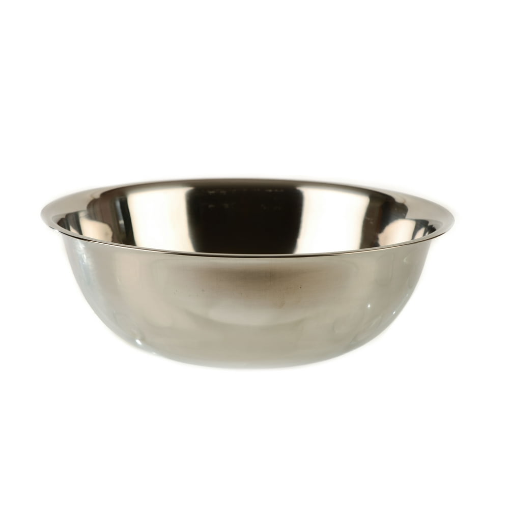 [1 PACK] 8 Quart Large Stainless Steel Mixing Bowl Baking Bowl, Flat