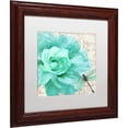 thumbnail image 2 of Trademark Fine Art "Petals Impasto III" Canvas Art by Color Bakery White Matte, Wood Frame, 2 of 4
