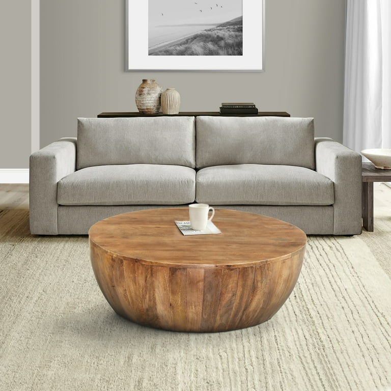 Walmart drum coffee table discount