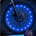 thumbnail image 1 of HLONK LED Bike Wheel Lights - 1 Pack Tire Lights - Bike Lights Decorative Accessories And Vibrant Colors - Front and Rear Lights For Night Riding - Suitable For Kids And Adults, 1 of 7