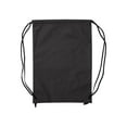 thumbnail image 3 of Liberty Bags - Non-Woven Drawstring Backpack - A136 - Black - Size: One Size, 3 of 3