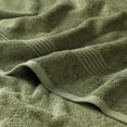 thumbnail image 5 of Superior Egyptian Cotton Absorbent Forest Green Bath Towel Set of 2, 5 of 15