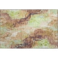 thumbnail image 2 of Addison Rugs Mayfield Premium Machine Washable Transitional Abstract Mocha Rectangle Rug, 1'8" x 2'6", 2 of 6