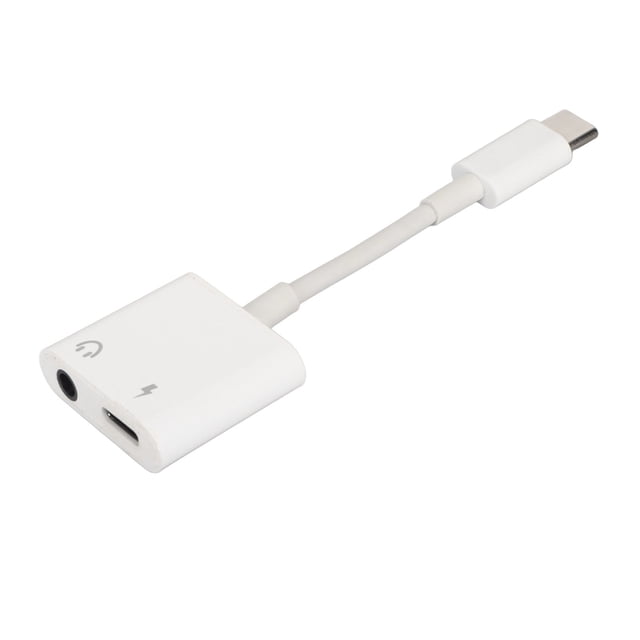 Adaptador Tipo C A 3,5 Mm, Carga Rápida De 60 W Adaptador De Sonido Tipo C A 3,5 Mm Multifunción Portátil De Baja Pérdida Para Teléfonos Inteligentes