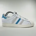 thumbnail image 3 of Adidas Blue White Superstar Men's Originals Lifestyle Shoes Athletic Sneakers, 3 of 6