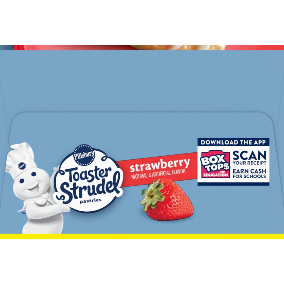 Pillsbury Frozen Toaster Strudel Pastries, Strawberry, 12 Ct, 23.4 oz