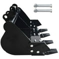 thumbnail image 5 of 500MM Narrow Bucket. For 1-2 Ton Mini Excavator Attachment Teeth Bucket, 5 of 10