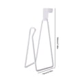 thumbnail image 4 of Portarrollos Papel Higiénico Metal para Montaje en Pared Sin Perforaciones para Baño (blanco), 4 of 8
