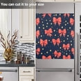 thumbnail image 4 of Dailycode Dishwasher Magnet Cover Magnetic Fridge Door Cover Home Kitchen Decor, Red Bow and Star, 23"x 26", 4 of 6