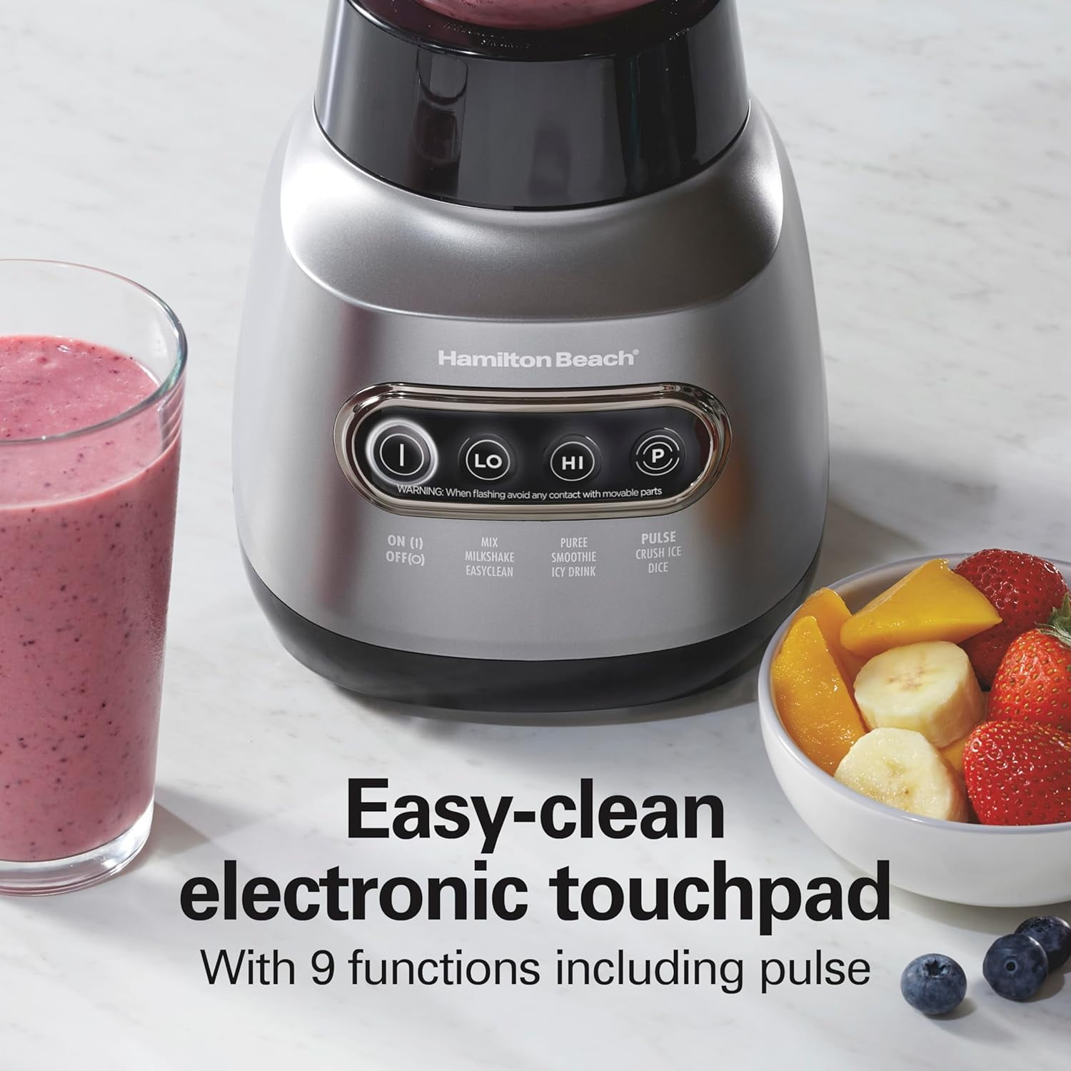 Wave Action Blender with Stainless Steel Blades, 40oz Glass Jar and 20oz Travel Jar, 800  for Smoothies