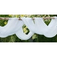 thumbnail image 4 of Warm Home Designs 55 Inches Wide x 10 Yard Long White Sheer Bulk Fabric for Wedding Arch Decorations or Crafts. AF WHITE 360, 4 of 5