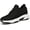 Black Flat, variant on Ymbolf Tallure Sneakers, 4 Inch Hidden Height Increase Shoes, Lightweight Breathable Walking Sneakers with Arch Support and Non-Slip Sole