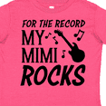 thumbnail image 4 of Inktastic For the Record My Mimi Rocks Boys or Girls Toddler T-Shirt, 4 of 5