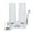 White (Polypropylene), variant on Nitrate Countertop Water Filter System Double White (Polypropylene)
