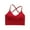Red, variant on Sngxgn Womens Sports Bra Padded Low Impact Workout Yoga Bra(Black,M)