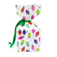 thumbnail image 3 of White and Multicolored Lights Gift Box with Twill Ribbon Holiday Time, 3 of 5