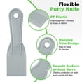 thumbnail image 3 of Uxcell 4pcs Putty Scraper 1.5" Plastic Flexible Tool for Pasting Plaster Repairing Walls, 3 of 7