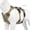 Khaki, variant on Riousery Premium No Pull Dog Harness Adjustable Highly Reflective Pet Chest Vest for Easy Control, Medium Large Breeds, Breathable Escape Proof Design for Daily Walking Training, Red, Size Medium