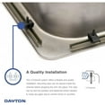 thumbnail image 6 of Elkay Dayton Stainless Steel 17" x 19" x 6-1/8", Single Bowl Drop-in Bar Sink, 6 of 7