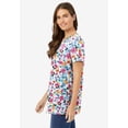thumbnail image 3 of Woman Within Plus Size Perfect Printed Crewneck Tunic, 3 of 6
