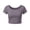 Dark Gray, variant on fheaev Crop Top for Women Short Sleeve Slim Fit Tight Casual Summer Going Out Tee