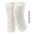 thumbnail image 3 of Rodilleras Antideslizantes de Seda Sintética | Calidez y Protección para Piernas Frías | Rodilleras Transpirables para Yoga | 1 Par | Blanco/Verde/Azul/Beige/Gris, 3 of 3