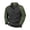 Army Green, variant on Mens Fleece 1/4 Zip Sweatshirt Color Block Raglan Sleeve Stand Collar Pullover Warm Casual Midlayer with Arm Zip Pocket for Work Daily Wear,L,Dark Gray