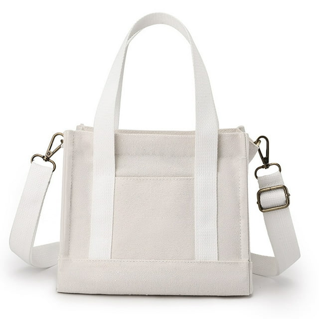 Mini bolso de mano para mujer, bolso bandolera de lona, bolso de mano para mujer, bolsos y carteras de hombro tipo bandolera