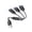Black, variant on ANXPTIME Multi Charging Cable USB to USB 2.0 Charger Cable 3 in 1 Multiple Charger