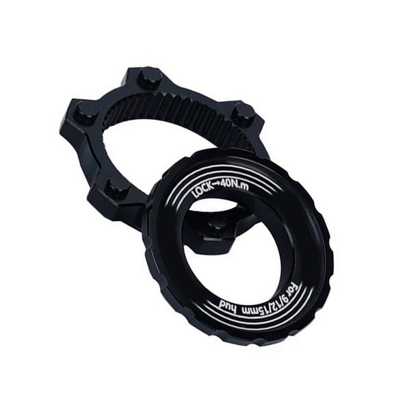 RUISINERY Bicycles Center Lock Adapter with Lock Rings 6 Bolt Disc Brake Rotor Adapter Hubs Spacer Cycling Part Enduring