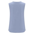 thumbnail image 5 of JIAYUE Women's Tank Top Sleeveless Lightweight Crew Neck Basic Loose Fit Versatile Solid Color Casual With Pocket Female Summer Vest, 5 of 5