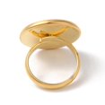 thumbnail image 3 of 304 Stainless Steel Finger Rings Components Pad Ring Base Findings Flat Round Real 18K golden Plated Tray: 20mm Inner Diameter: 17mm, 3 of 3