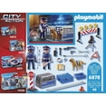 thumbnail image 3 of playmobil 6878 police roadblock with dog + equipment, 3 of 3