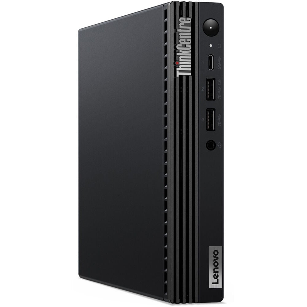 Lenovo ThinkCentre M70q Gen 4 Mini Desktop PC - Intel Core i7-14700 up to 5.4 GHz, 8GB RAM, 512GB NVMe SSD, Intel UHD Graphics 770, Windows 10 Pro