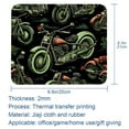 thumbnail image 5 of Motorcycle Square Gaming Mouse Pad Desk Mat, 8.3x9.8 Inch, Non-Slip Rubber Bottom, Printed, Suitable for Office and Gaming, 5 of 6
