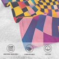 thumbnail image 5 of Yayeee 100% Cotton Hand Towels for Bathroom 16" x 28" Soft Absorbent Kitchen Towel, Colorful Wavy Plaid, 5 of 7