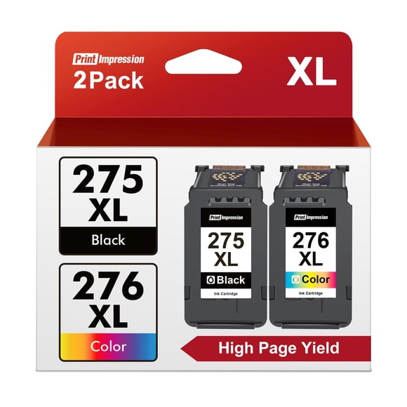 Paquete combinado de cartuchos de tinta PrintImpression para Canon 275/276