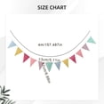thumbnail image 3 of Flag,Pennant Banner Flags Pastel - Colorful Triangle Banners for Birthday Easter Classroom School Carnival Garland Outdoor Burlap Bunting Party Easter Decorations 3 Strings, 3 of 9