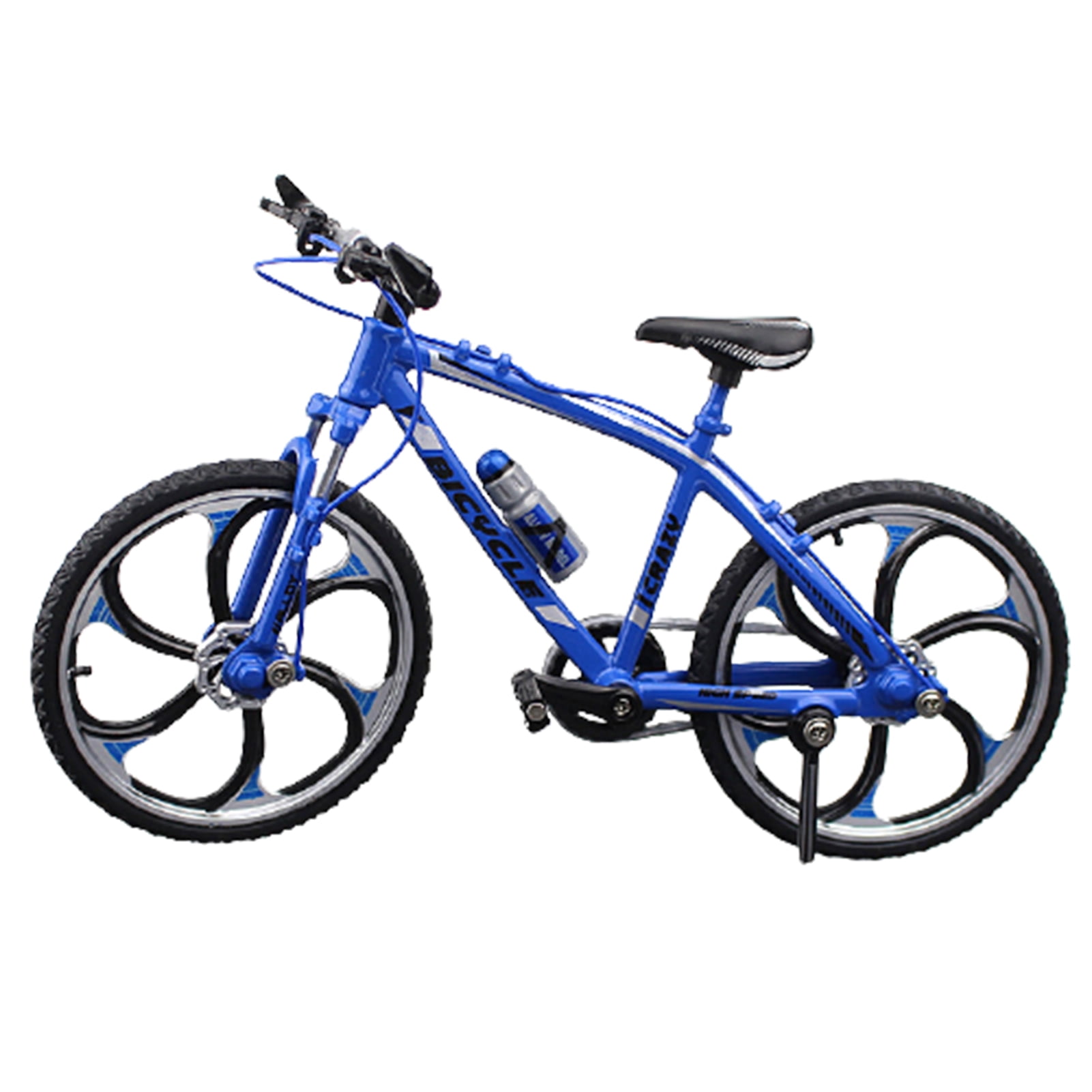 1/10 Mini Alloy Bicycle w/Basket Seat Bike Model Toy with Real Brake Green 