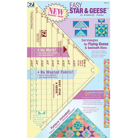 Wright's Easy Star & Geese 9-1/4" x 13" Quilting Ruler